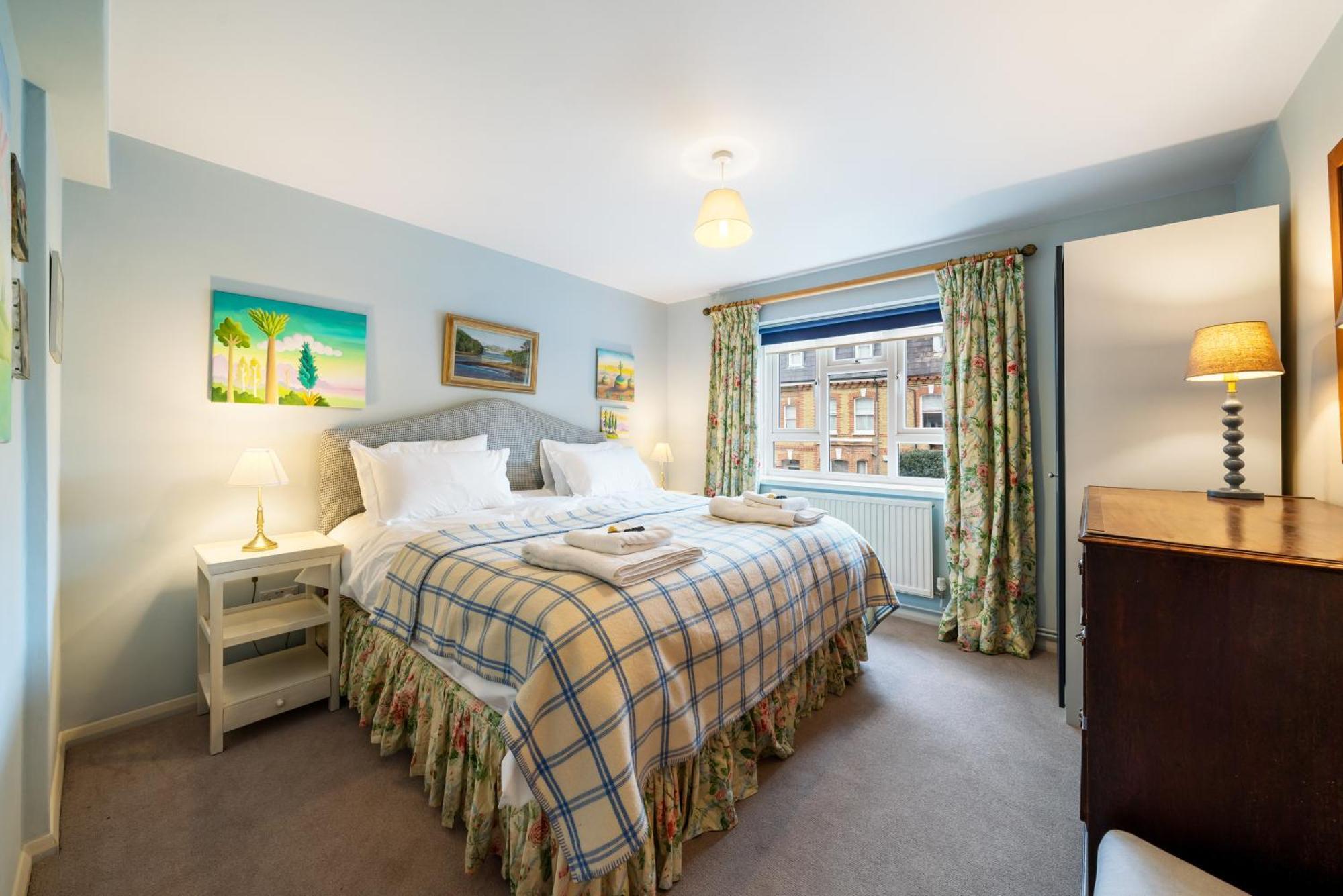 런던 Bright & Cosy Gem ~ Battersea Park View ~ King Bed 아파트 외부 사진