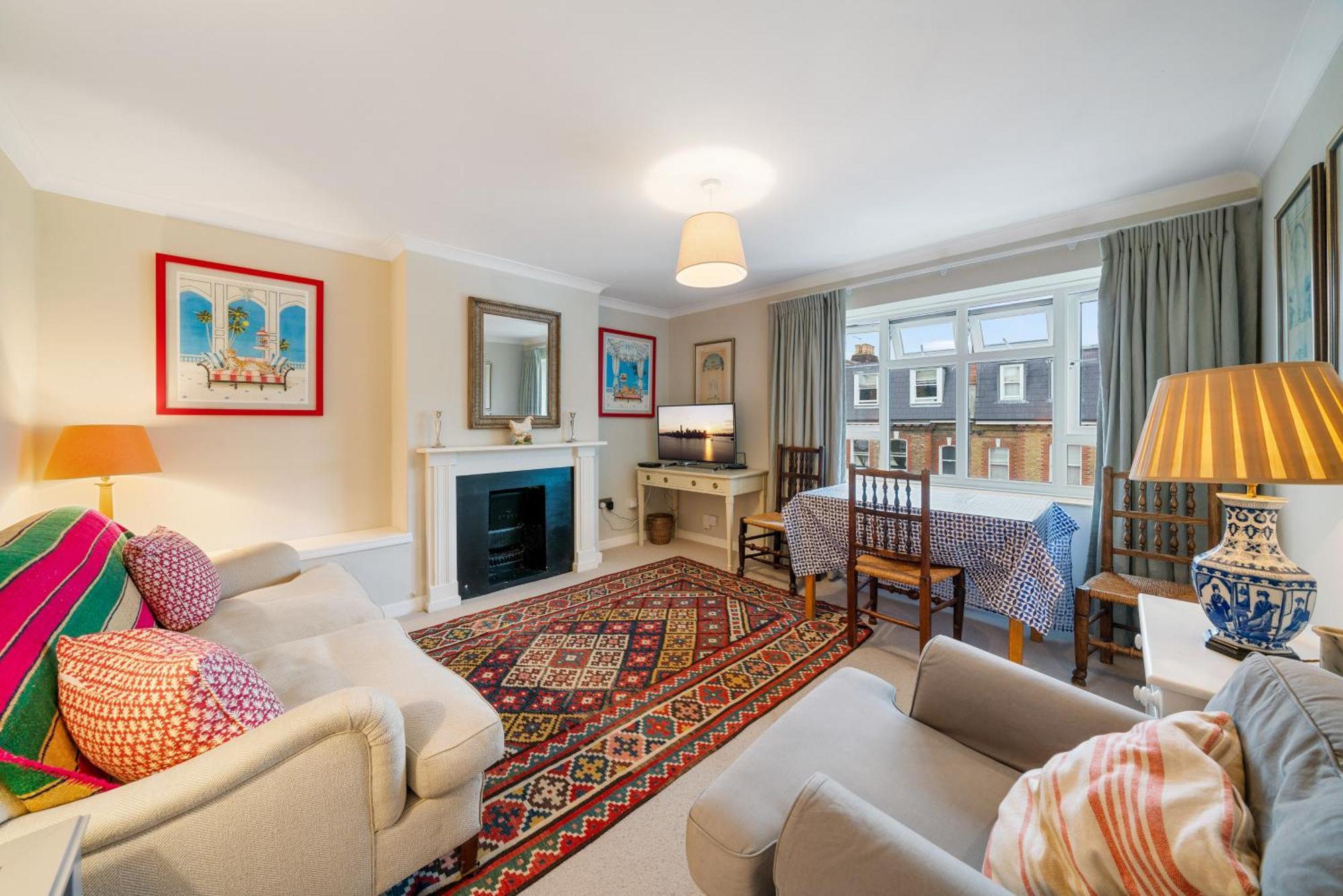 런던 Bright & Cosy Gem ~ Battersea Park View ~ King Bed 아파트 외부 사진